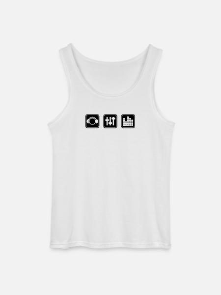 Music Symbols 2 - Gildan Men’s Tank Top - white