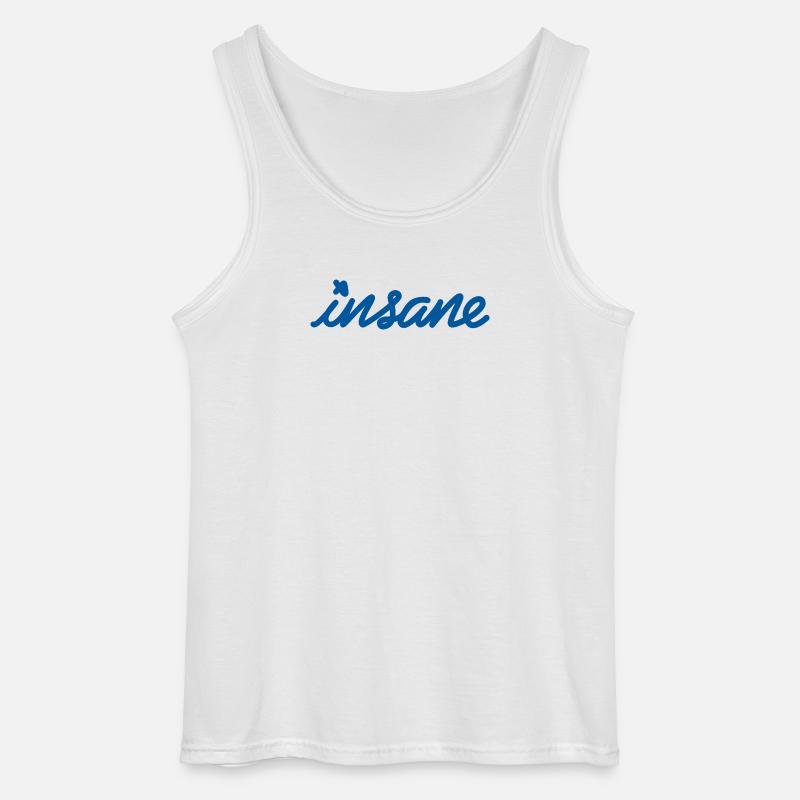 Insane Mindset – Setze ein Style-Statement - Gildan Männer Tank Top - Weiß