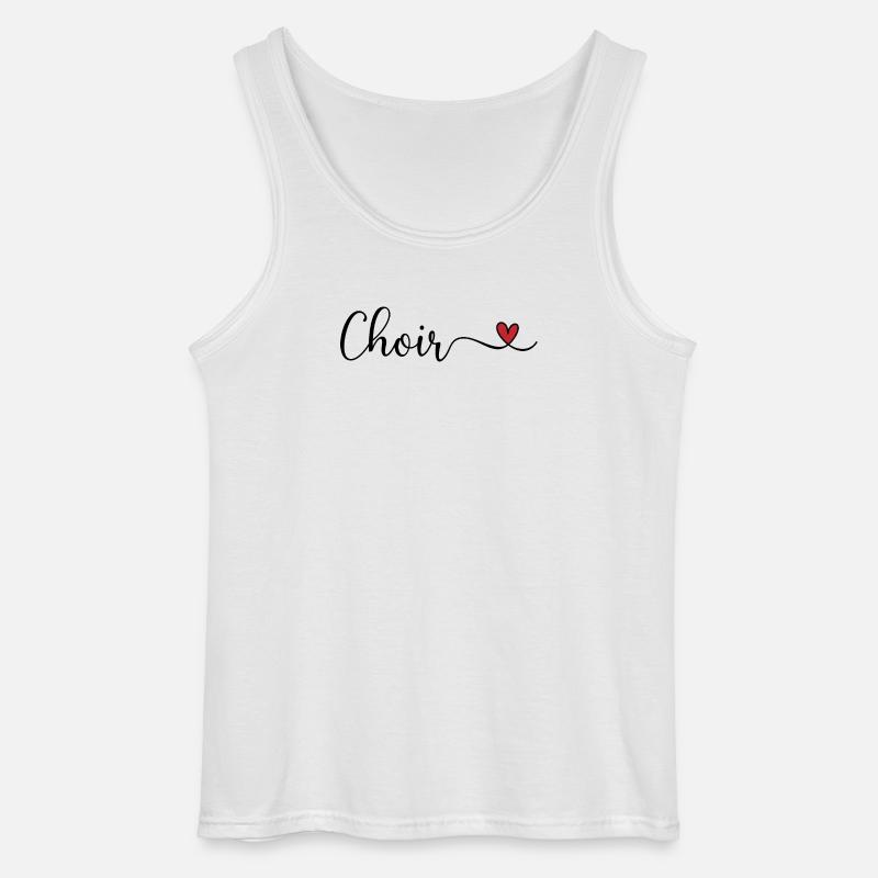 Chor - Gildan Männer Tank Top - Weiß