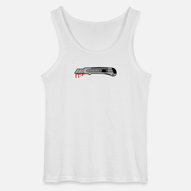 cutter - Gildan Männer Tank Top - Weiß