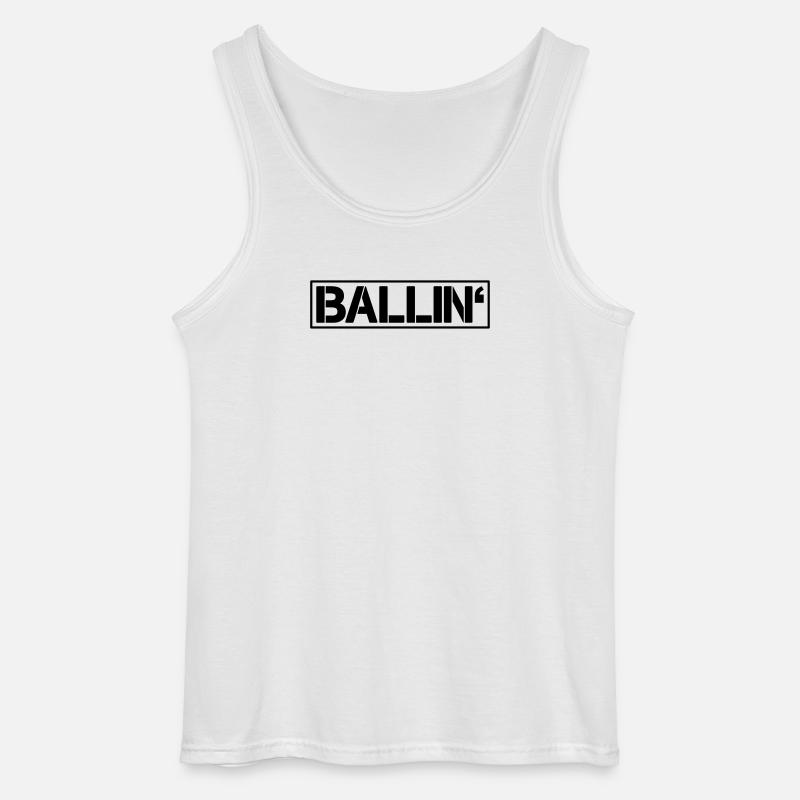 ballin - Gildan Männer Tank Top - Weiß