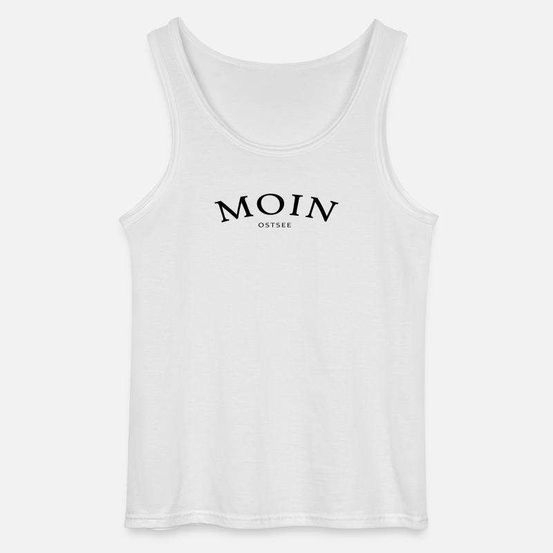 Moin Ostsee - Gildan Männer Tank Top - Weiß