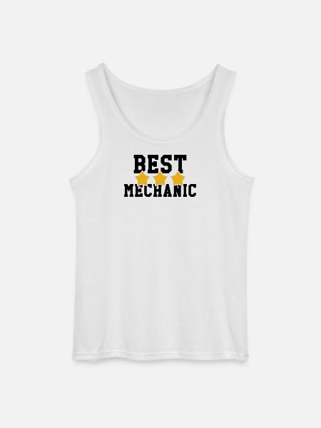 Best Mechanic - Gildan Men’s Tank Top - white