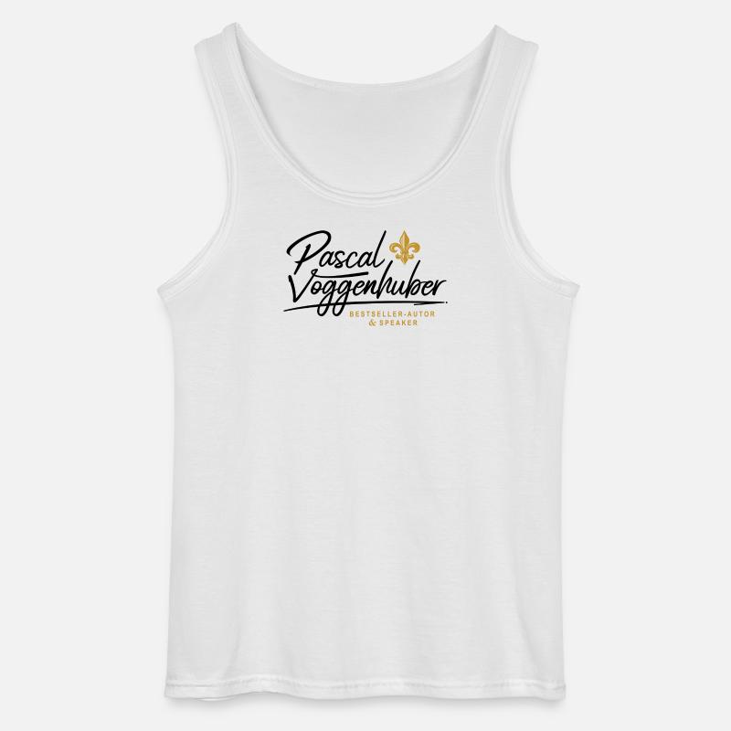 Pascal Voggenhuber Autor & Speaker - Gildan Männer Tank Top - Weiß
