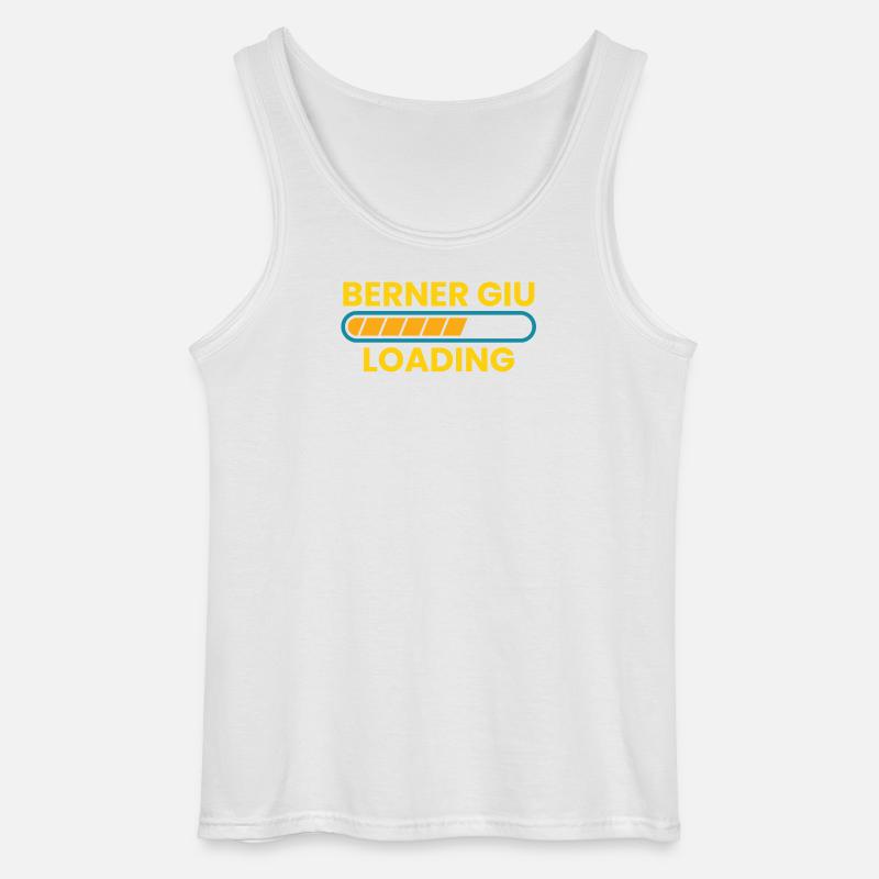 Berner Giu Loading Bern - Gildan Männer Tank Top - Weiß