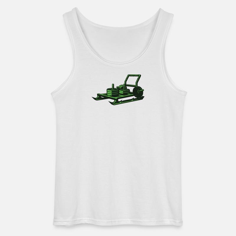 Gewichtsschlitten Prowler Vektor - Gildan Männer Tank Top - Weiß