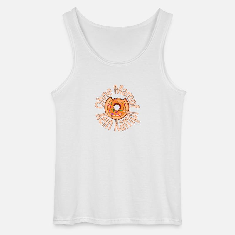 Ohne Mampf kein Kampf - Gildan Männer Tank Top - Weiß