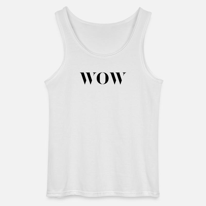 WOW - Gildan Männer Tank Top - Weiß