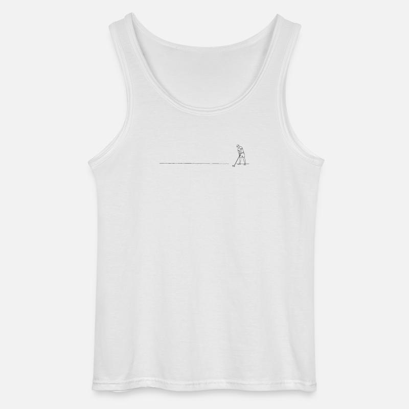 Golf - Gildan Männer Tank Top - Weiß
