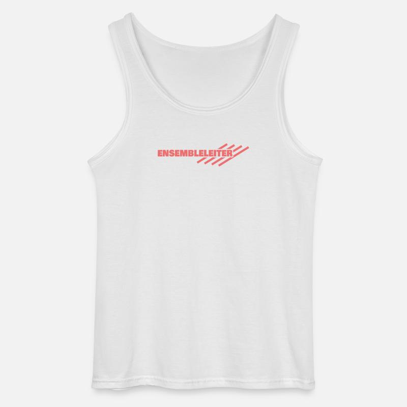 Gift for Ensemble Leader - Gildan Men’s Tank Top - white