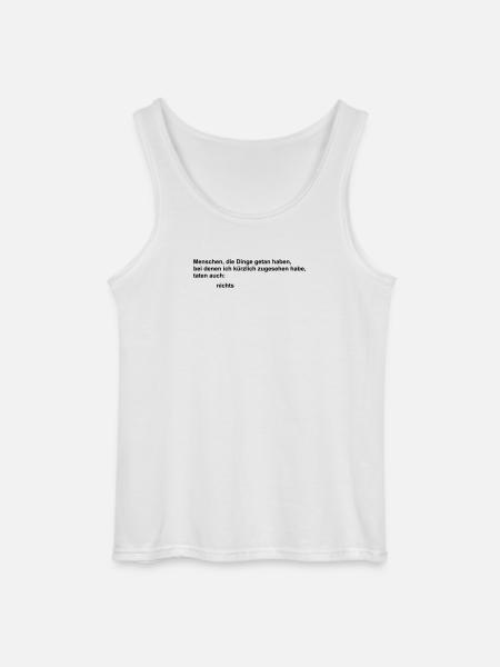 also done - Gildan Men’s Tank Top - white