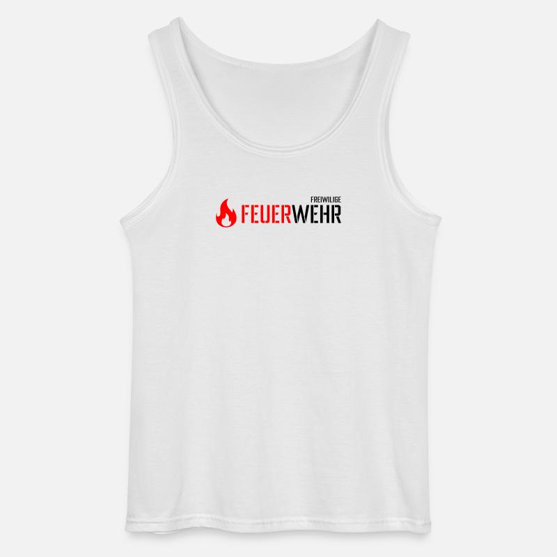 Feuerwehr - Gildan Männer Tank Top - Weiß