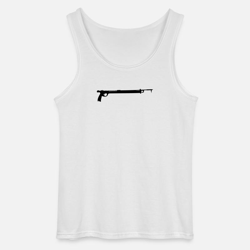 Harpune - Gildan Männer Tank Top - Weiß
