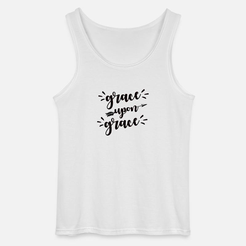 Gnade über Gnade N - Gildan Männer Tank Top - Weiß