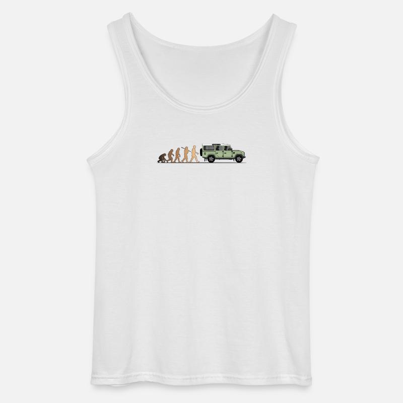 Defender Evolution 110 Farbe - Gildan Männer Tank Top - Weiß