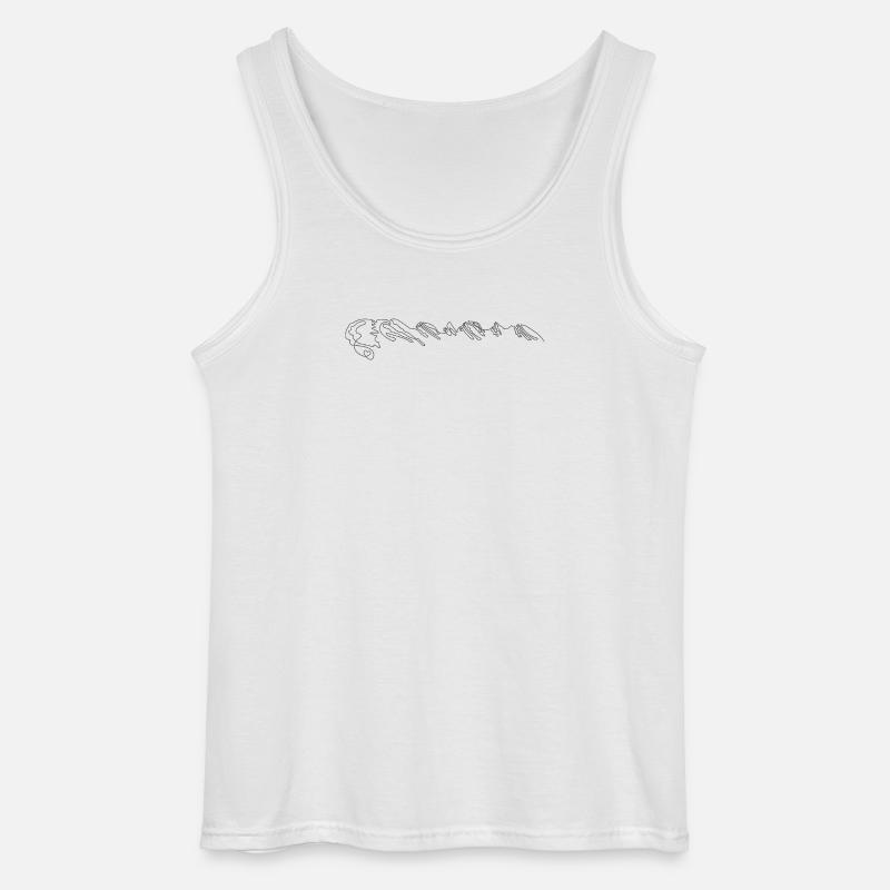 v75504-churfirsten3d-gross - Gildan Männer Tank Top - Weiß
