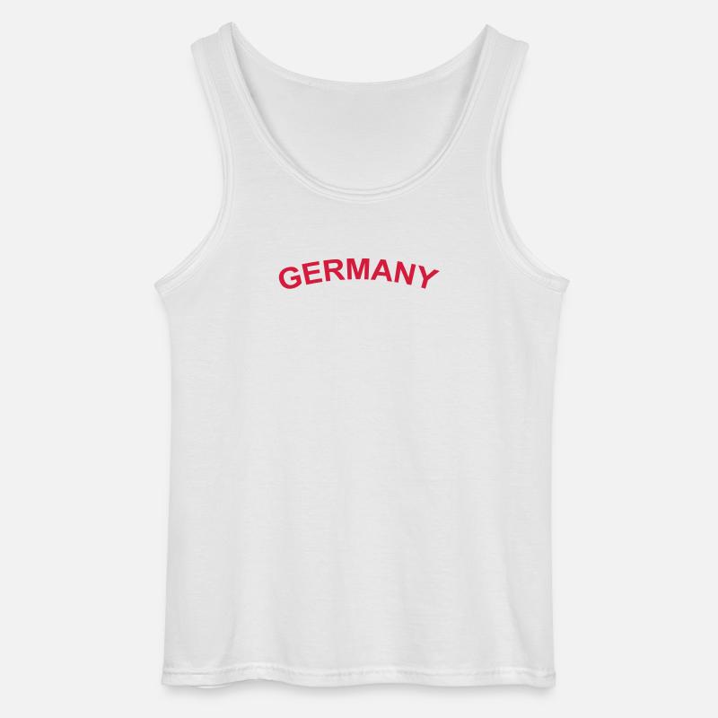 Germany - Gildan Männer Tank Top - Weiß