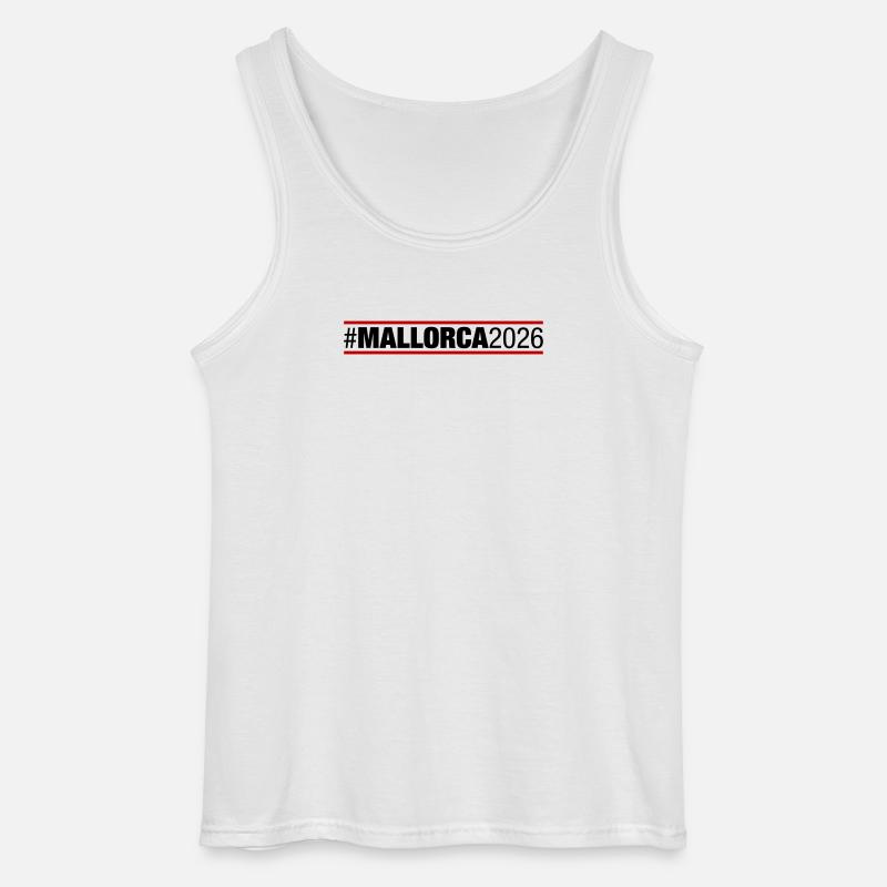 Mallorca 2026 - Gildan Männer Tank Top - Weiß
