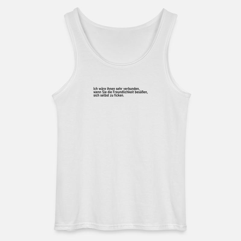 Sehr verbunden  - Gildan Männer Tank Top - Weiß