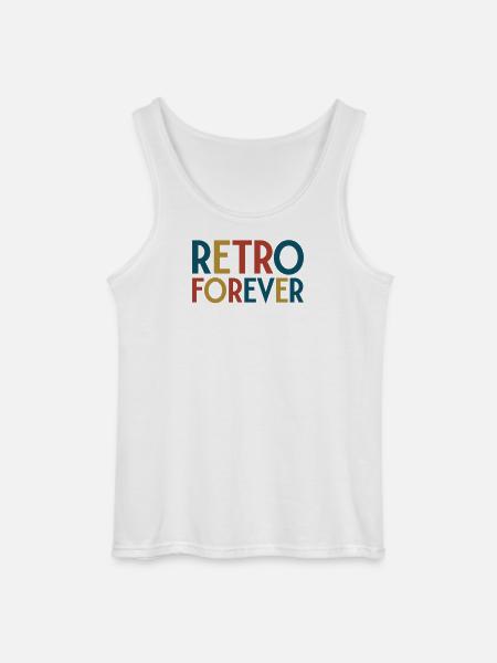 Retro forever - Gildan Men’s Tank Top - white