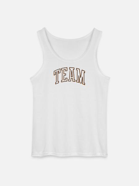 Team Outline - Gildan Men’s Tank Top - white