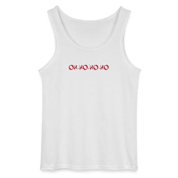 KUNG FU - Gildan Men’s Tank Top - white - Front - AI Model Male 185 dark (185cm)