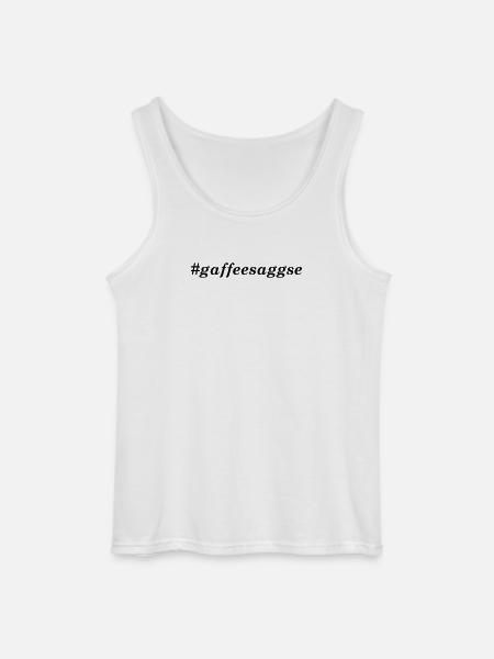 Sachsenliebe gaffeesaggse - Gildan Männer Tank Top - Weiß