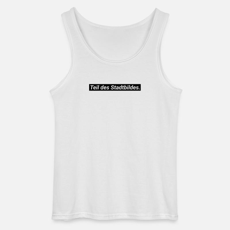 Teil des Stadtbildes - Gildan Männer Tank Top - Weiß