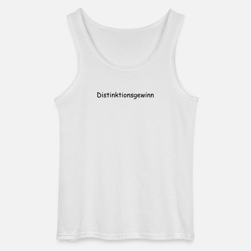 Distinktionsgewinn - Gildan Männer Tank Top - Weiß