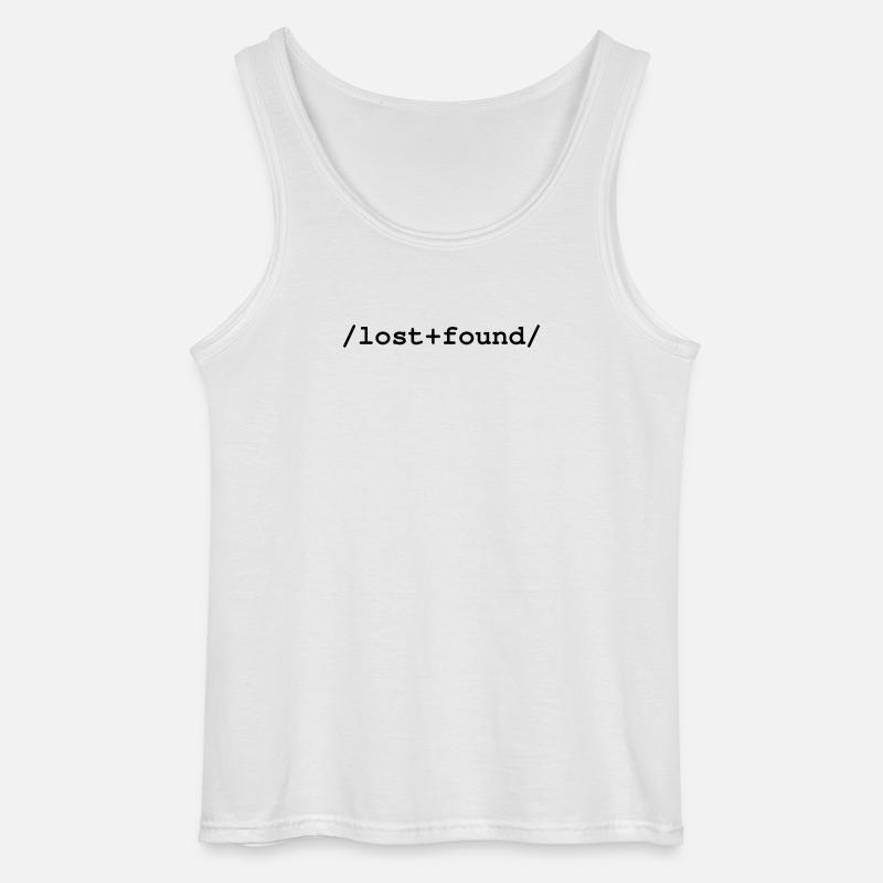 Lost+Found - Ordner /lost+found/ - Gildan Männer Tank Top - Weiß