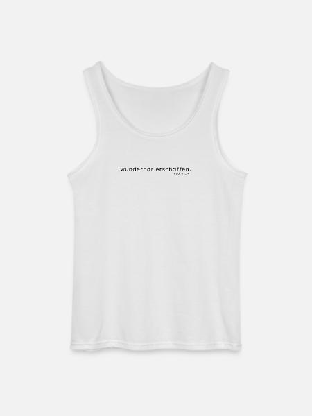 Wunderbar erschaffen - Bibelvers - Gildan Männer Tank Top - Weiß