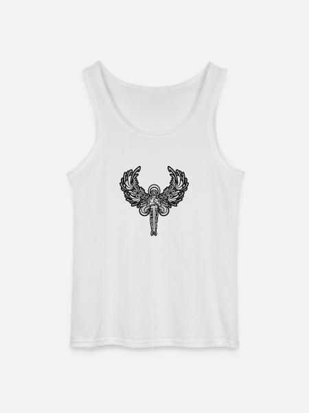 knight angels - Gildan Men’s Tank Top - white