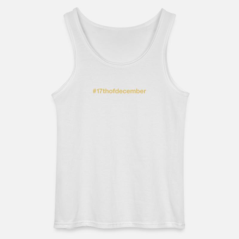 Né le 17 décembre Anniversaire - Débardeur Gildan Homme - blanc