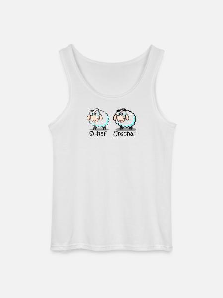 sheep - Gildan Men’s Tank Top - white