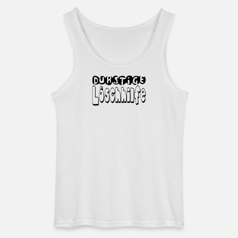 durstigelöschhilfe - Gildan Männer Tank Top - Weiß