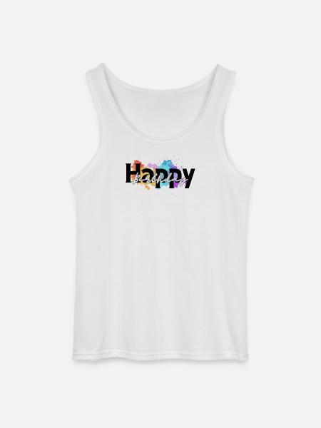 Happy birthday, Congratulations, Birthday - Gildan Men’s Tank Top - white