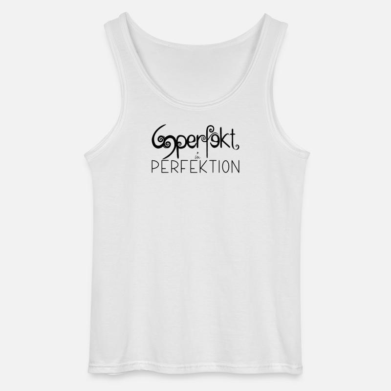 Statement - Gildan Männer Tank Top - Weiß