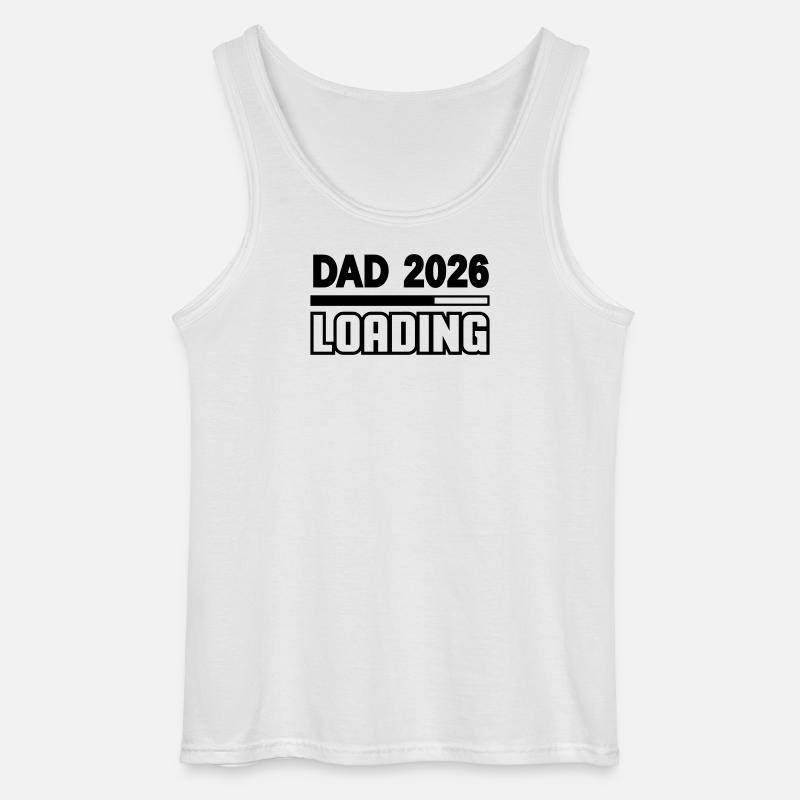 dad_2026_loading - Gildan Men’s Tank Top - white