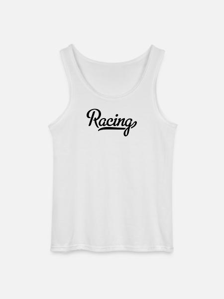 6061912 121984375 racing - Gildan Men’s Tank Top - white
