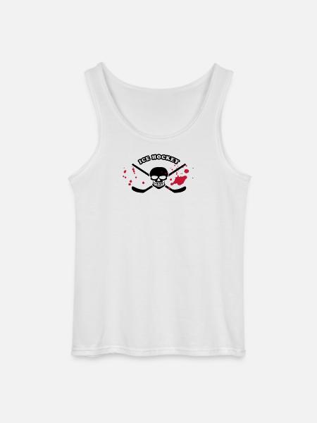 hockey - Gildan Men’s Tank Top - white