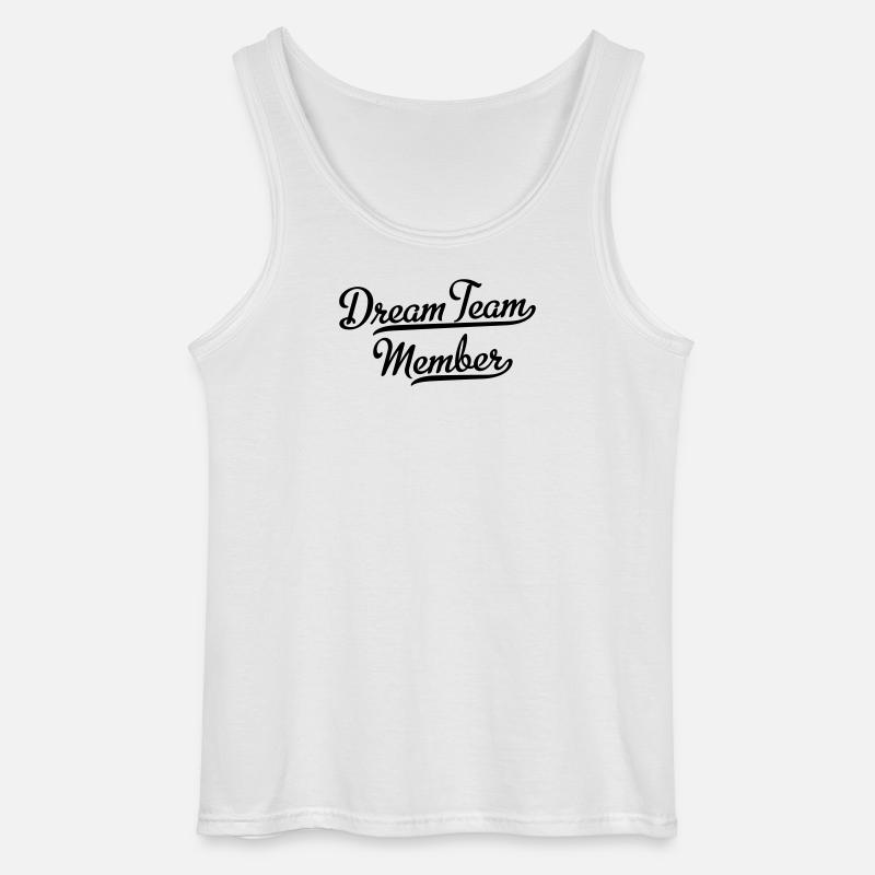 dream team member - Gildan Männer Tank Top - Weiß