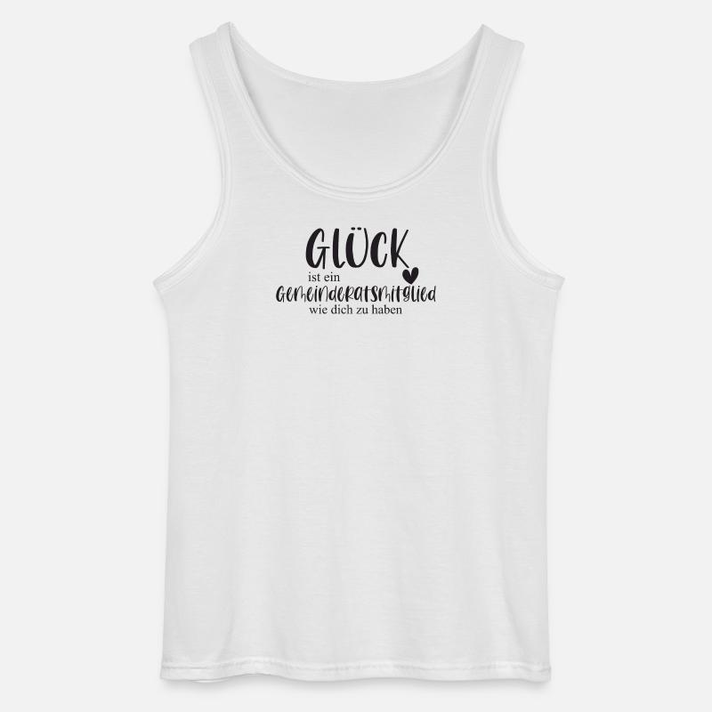 Gemeinderatsmitglied Ehrenamt Gemeinde Geschenk - Gildan Männer Tank Top - Weiß