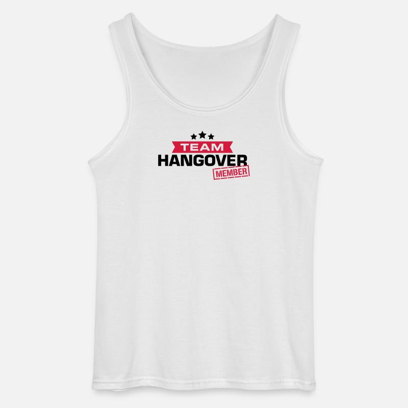 hangover team - Gildan Männer Tank Top - Weiß