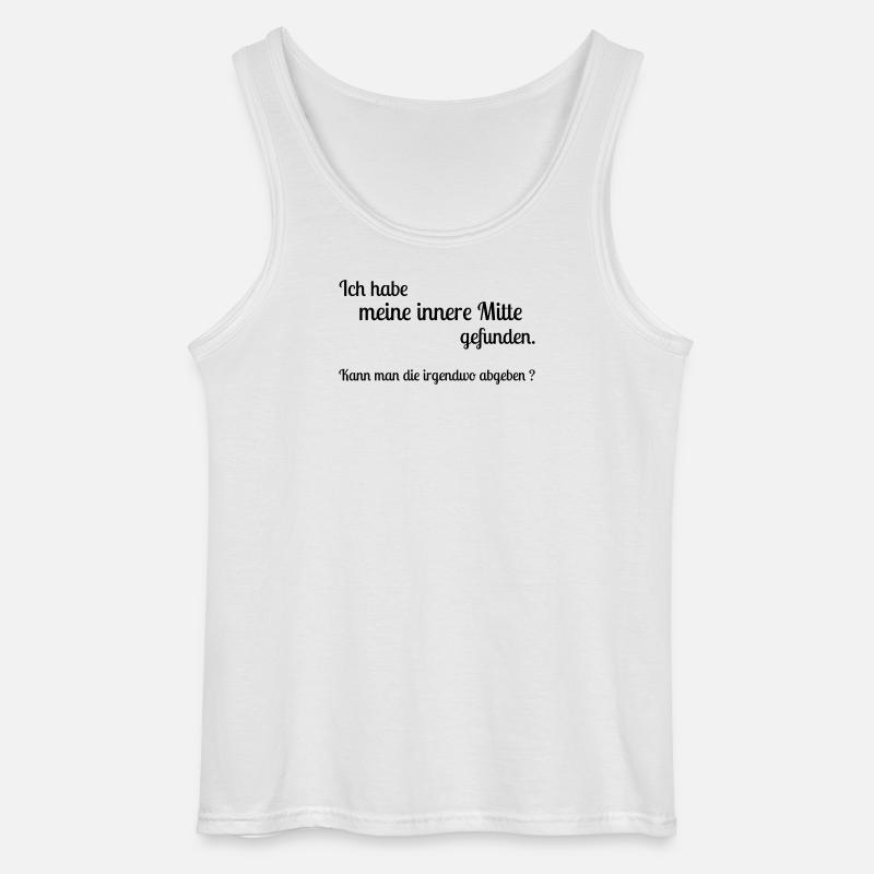Innere Mitte gefunden - Gildan Männer Tank Top - Weiß