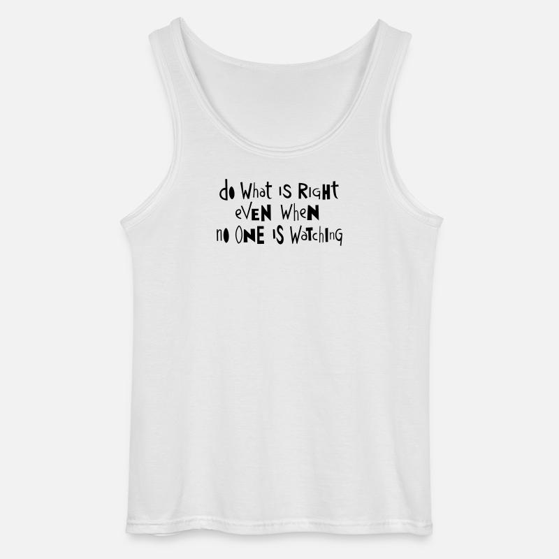 Tun Sie, was ... von Cean - Gildan Männer Tank Top - Weiß