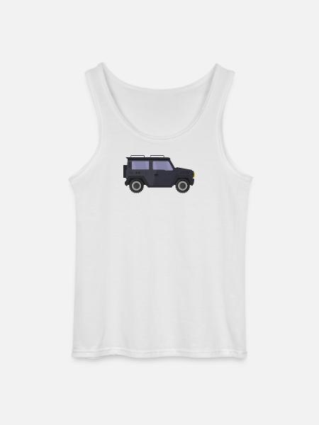 Jeep - Débardeur Gildan Homme - blanc