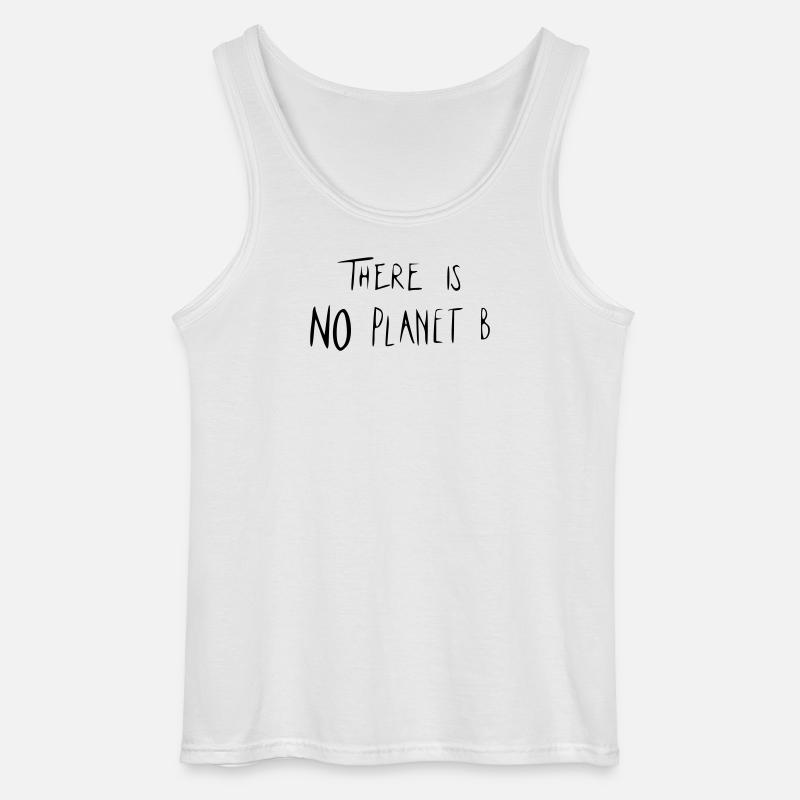 There is NO Planet B - Gildan Männer Tank Top - Weiß