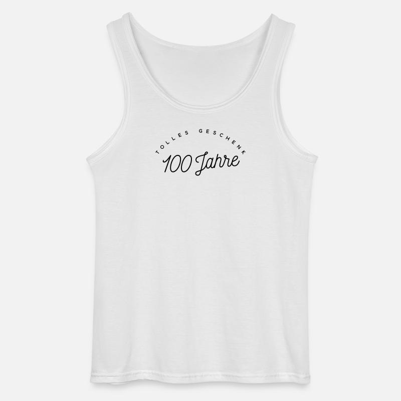 Tolles Geschenk 100 Jahre  - Gildan Männer Tank Top - Weiß