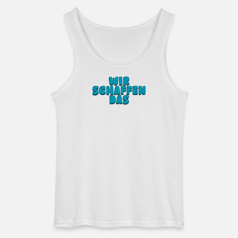 We can do it - Gildan Men’s Tank Top - white