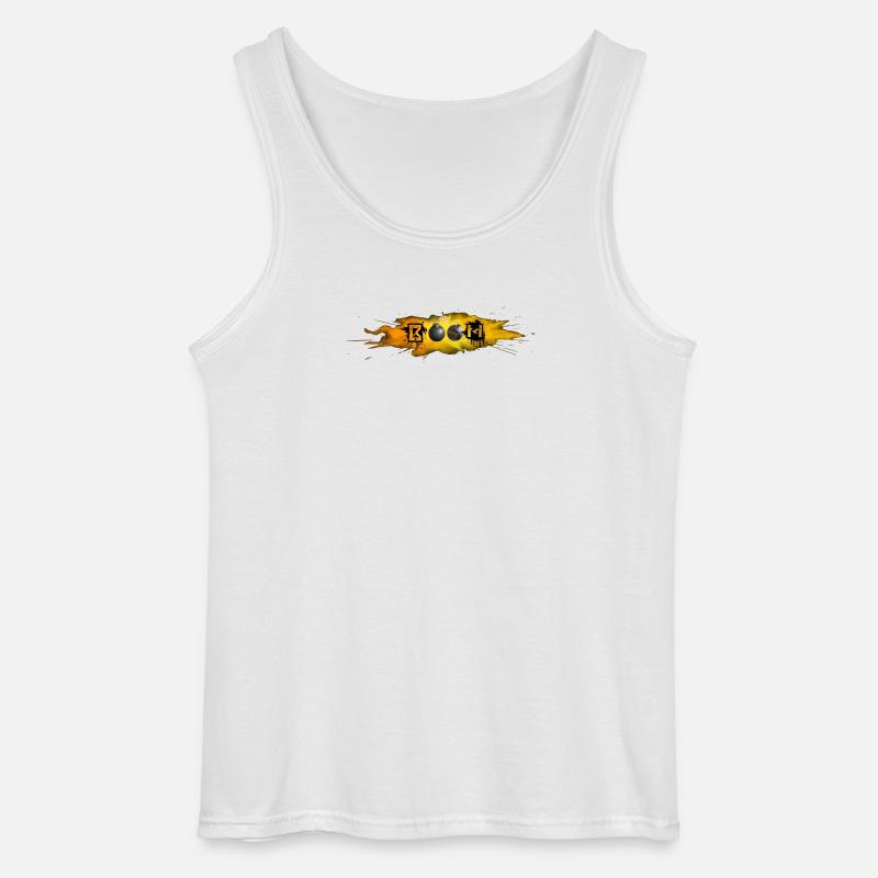 DRÖHNEN - Gildan Männer Tank Top - Weiß